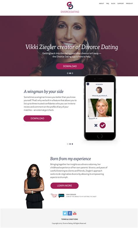 dating website for divorcees